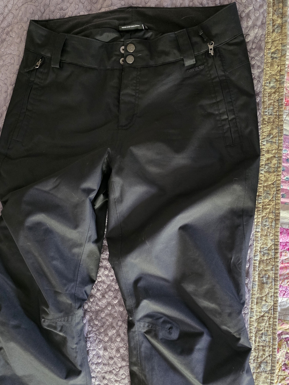 Like NEW  North Face Black Outdoor Snow Pants